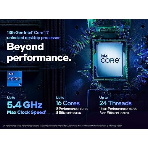 Intel Core i7-13700KF Gaming Desktop Processor 16 cores