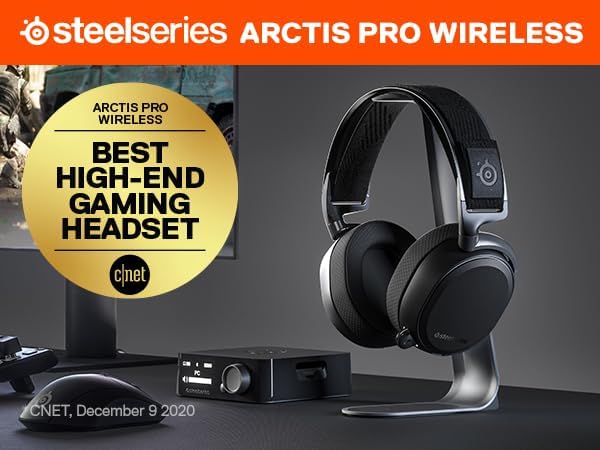 SteelSeries Arctis Pro Wireless Gaming Headphones - Black