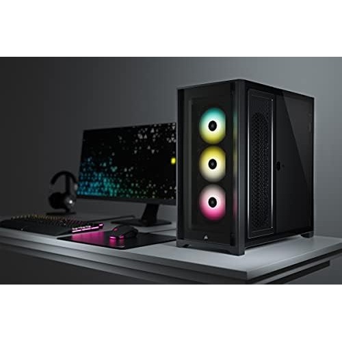 Corsair iCUE 5000X RGB Tempered Glass Mid-Tower ATX Gaming PC Case