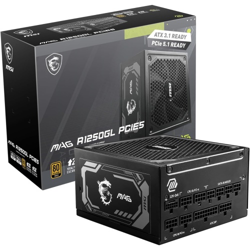 MSI MAG 1250GL PCIE 5 Gaming Power Supply